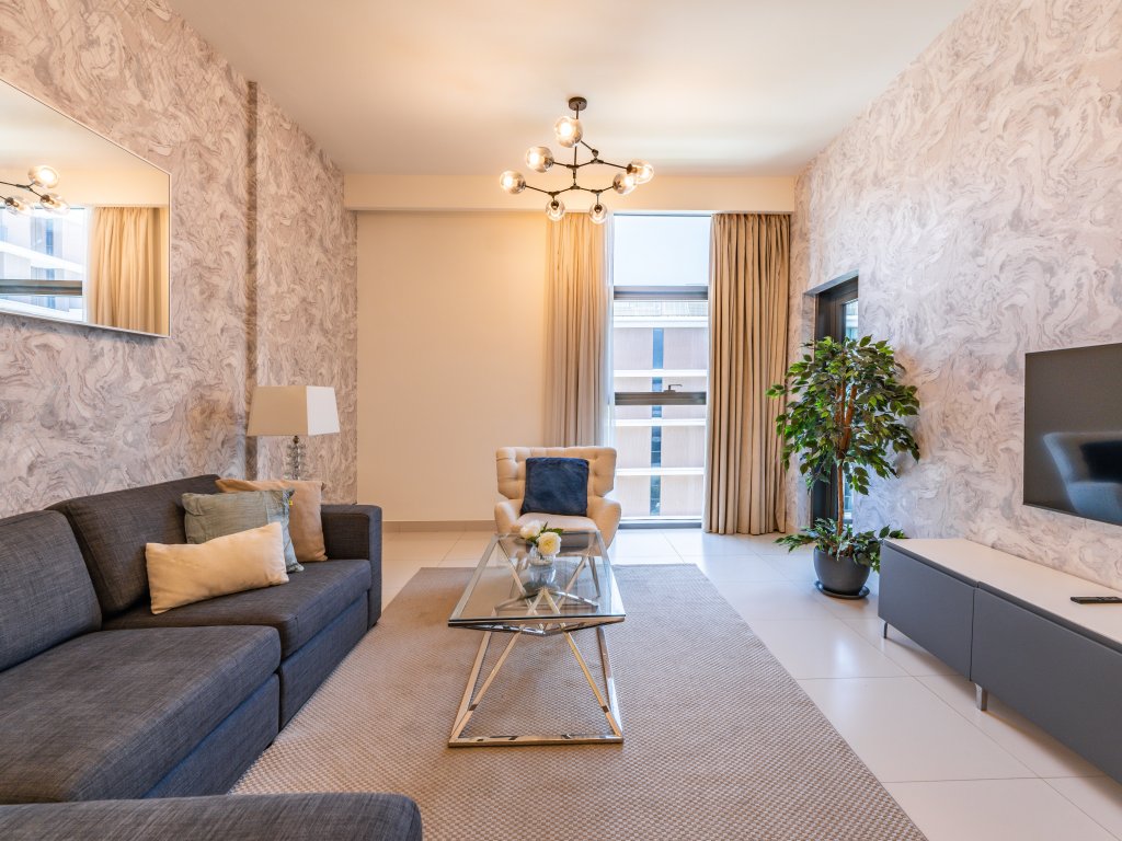 Дубай: Апартаменты Dazzling 1BR in Park Point Dubai Hills