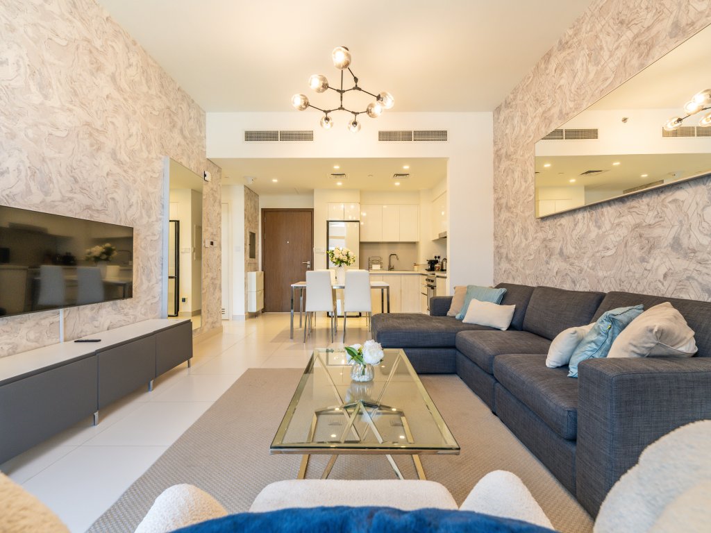 Дубай: Апартаменты Dazzling 1BR in Park Point Dubai Hills