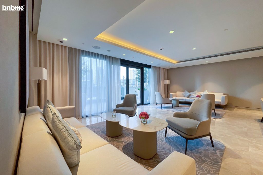 Дубай: Апартаменты bnbmehomes | Urban Oasis | 1 BR Apt in Act Two- 1304