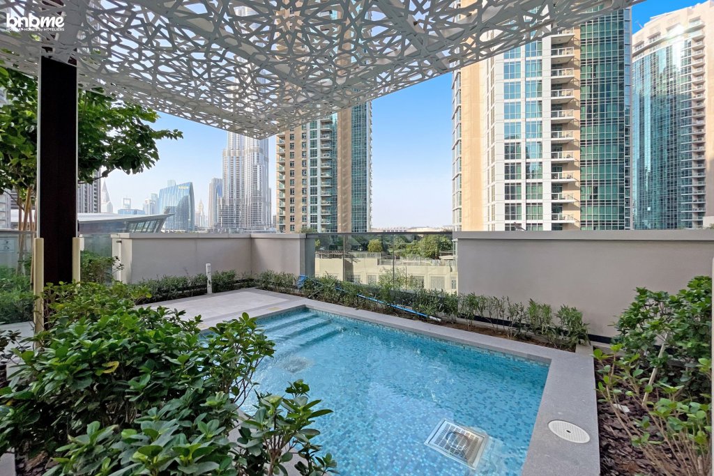 Дубай: Апартаменты bnbmehomes | Urban Oasis | 1 BR Apt in Act Two- 1304