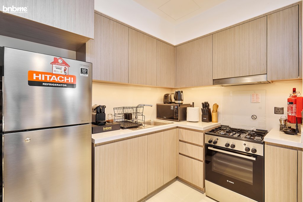 Дубай: Апартаменты bnbmehomes | Urban Oasis | 1 BR Apt in Act Two- 1304