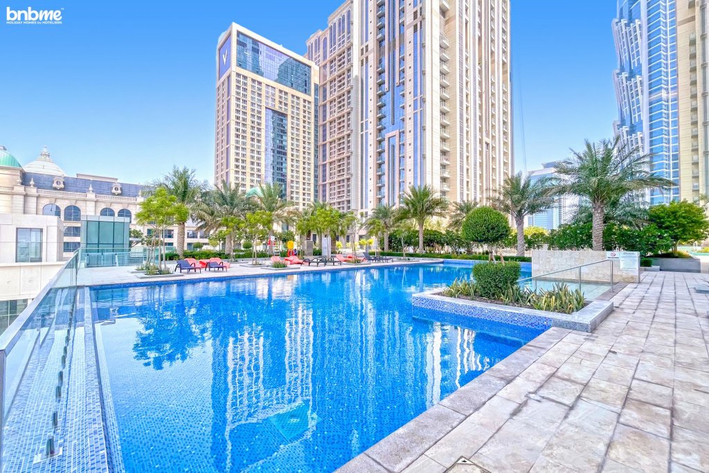Дубай: Апартаменты bnbmehomes | Al Habtoor | Spectacular Canal View- 1507