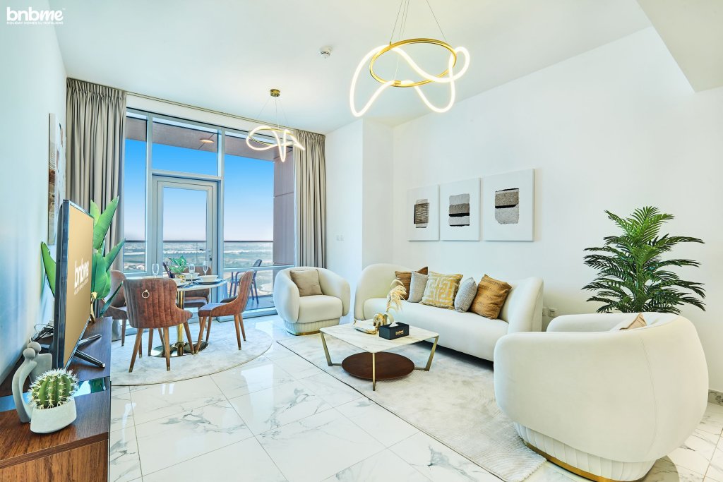 Дубай: Апартаменты bnbmehomes | Al Habtoor | Spectacular Canal View- 1507