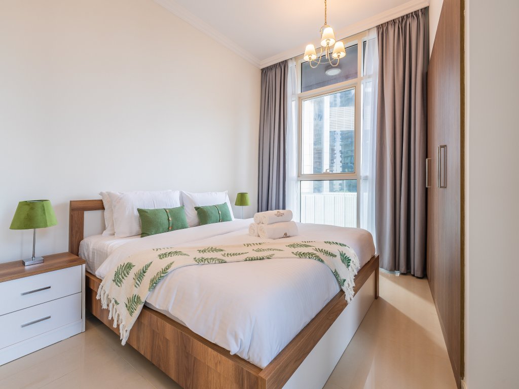 Дубай: Апартаменты Serene 1BR- City View-2 Mins walk to Dubai Mall