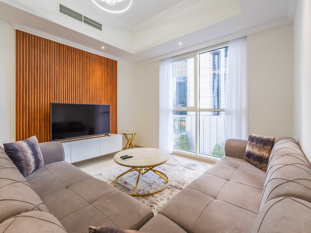 Дубай: Апартаменты Serene 1BR- City View-2 Mins walk to Dubai Mall