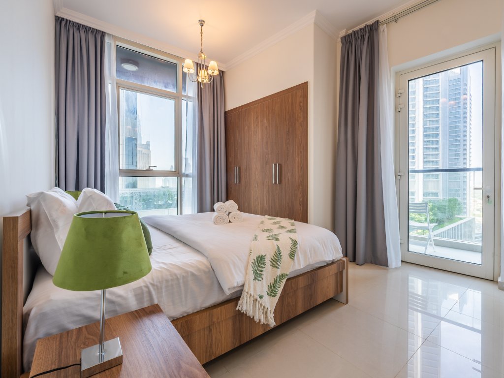 Дубай: Апартаменты Serene 1BR- City View-2 Mins walk to Dubai Mall