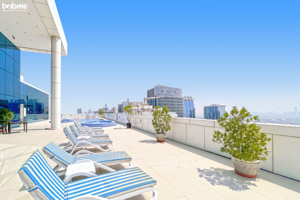 Дубай: Апартаменты bnbmehomes | Live & Work 'w' Style in 1B Apt-3007