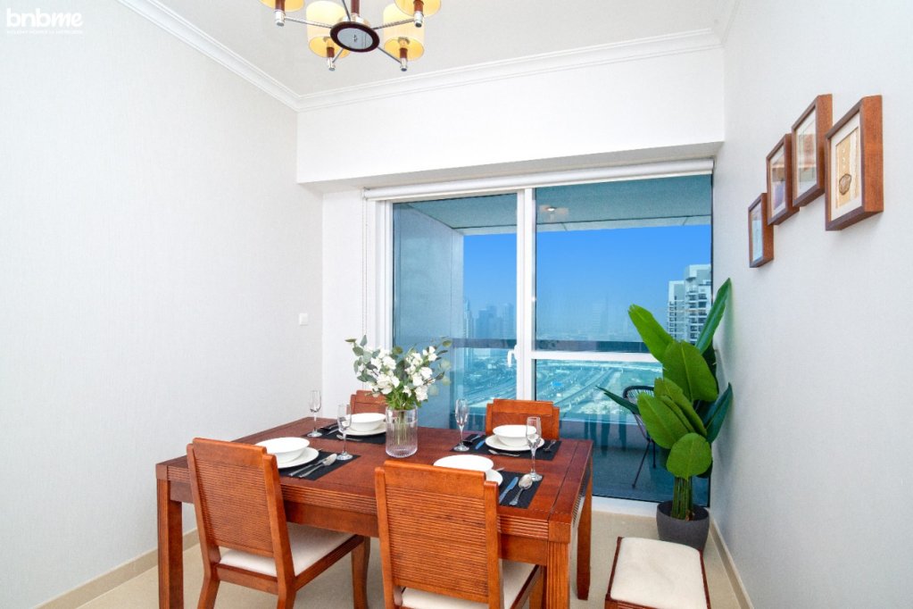 Дубай: Апартаменты bnbmehomes | Live & Work 'w' Style in 1B Apt-3007