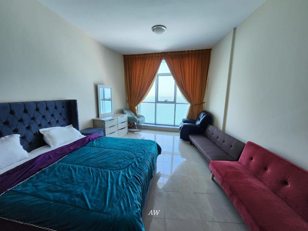 Аджман: 2 bedroom luxury beach apartment with Full seaView
