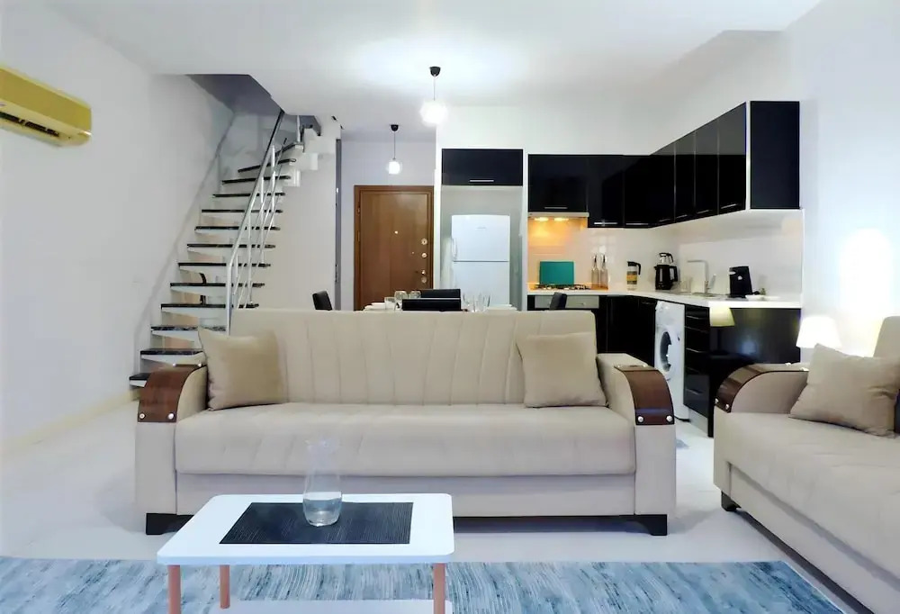 Белек: Chic Duplex House With Shared Pool In Antalya