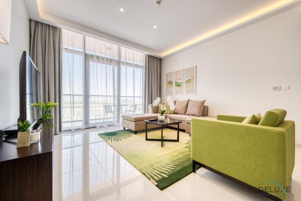 Дубай: Luxury 1 Bedroom Apartment at DAMAC Celestia by Deluxe Holiday Homes