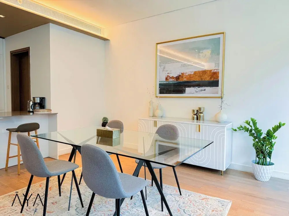 Дубай: Aya - Sophisticated 1BR Apartment in CityWalk with Views