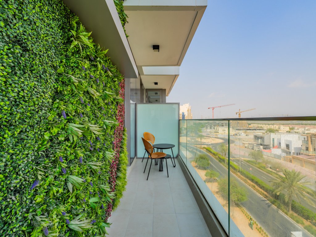 Дубай: Апартаменты Modern 1BR Dubai Skyline View JVC