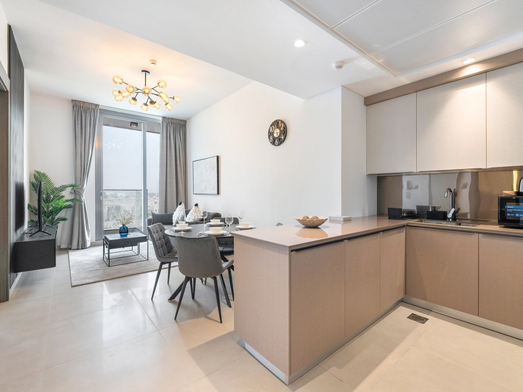 Дубай: Апартаменты Modern 1BR Dubai Skyline View JVC