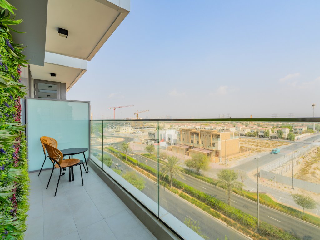Дубай: Апартаменты Modern 1BR Dubai Skyline View JVC