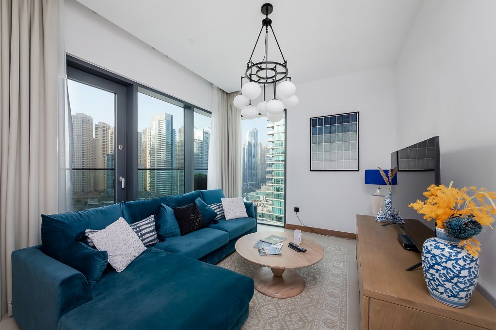 Дубай: Апартаменты Stylish with beautiful view on Marina