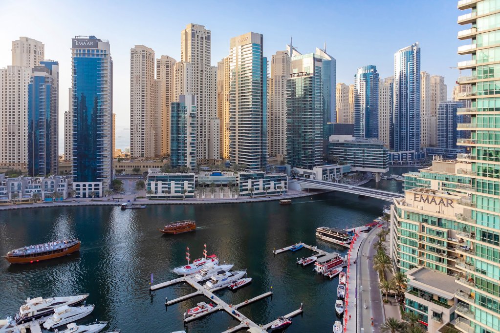 Дубай: Апартаменты Stylish with beautiful view on Marina
