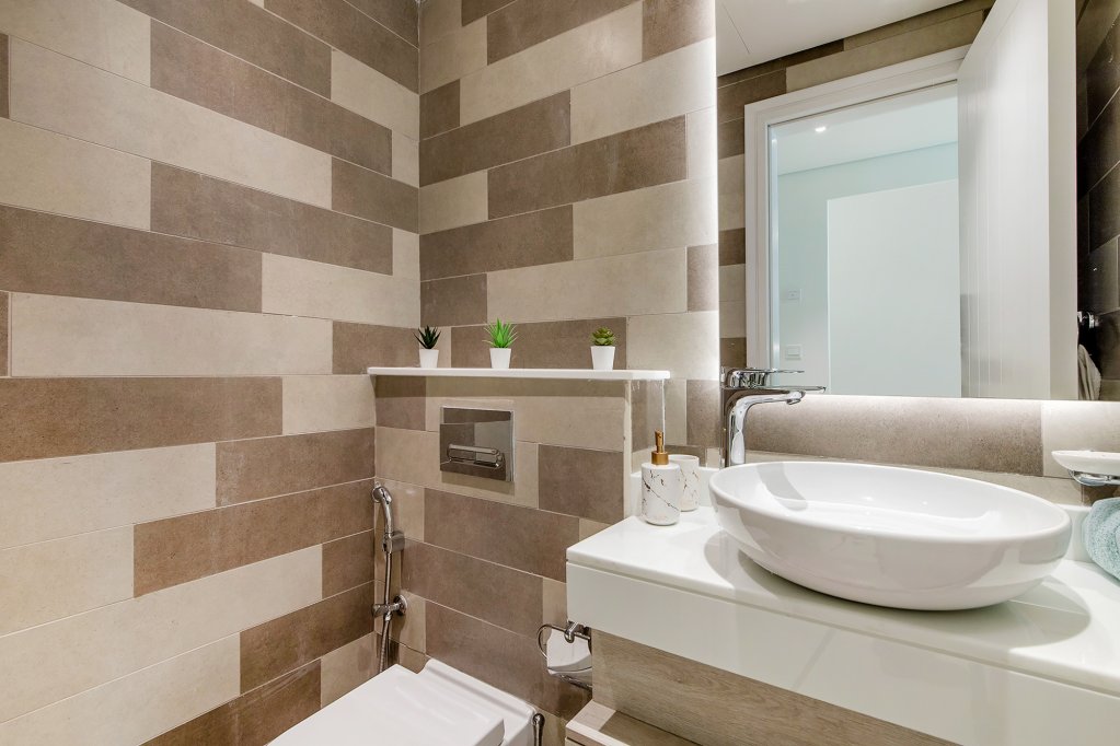 Дубай: Апартаменты Beautiful 1bdr on Palm Jumeirah