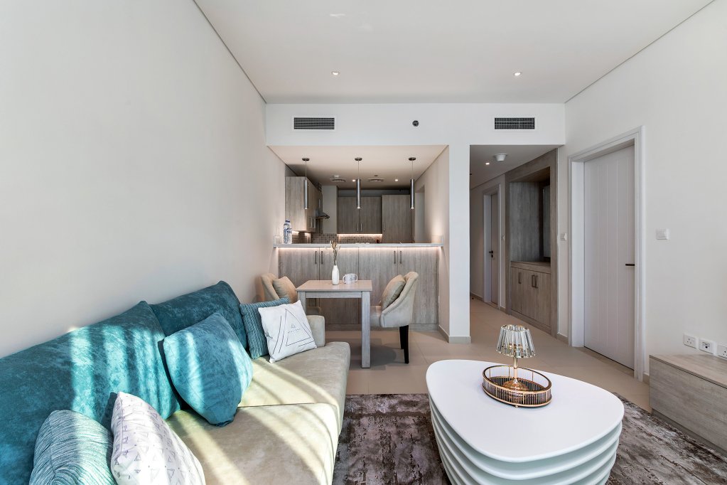 Дубай: Апартаменты Beautiful 1bdr on Palm Jumeirah
