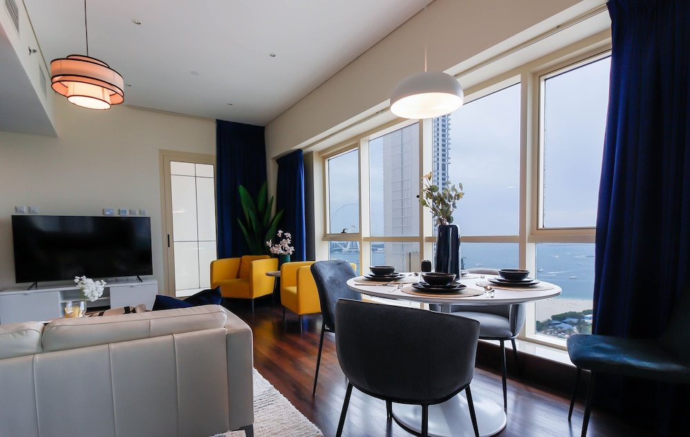 Дубай: Manzil - Stylish 2BR in Dubai Marina nr Dubai Eye