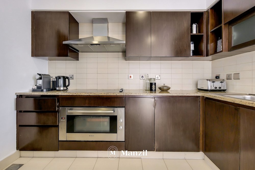Дубай: Manzil - Splendid 3BR in Palm w Pvt Beach Access