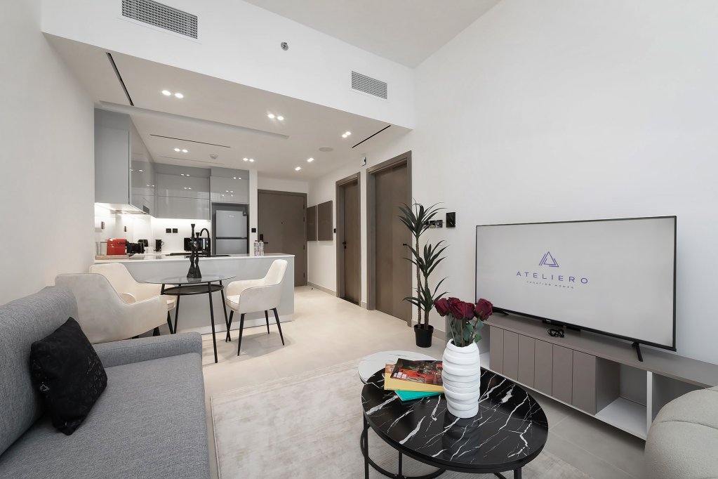 Дубай: Апартаменты Stylish 1BR with view on Burj Khalifa
