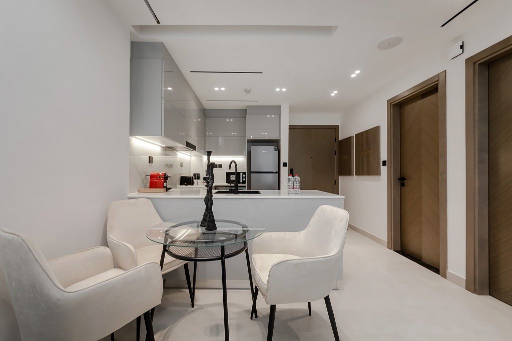Дубай: Апартаменты Stylish 1BR with view on Burj Khalifa