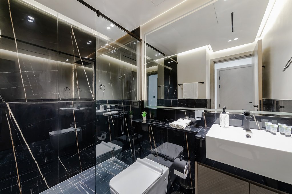 Дубай: Апартаменты Stylish 1BR with view on Burj Khalifa