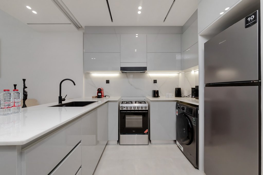 Дубай: Апартаменты Stylish 1BR with view on Burj Khalifa