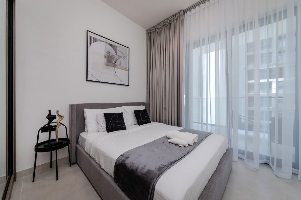 Дубай: Апартаменты Stylish 1BR with view on Burj Khalifa