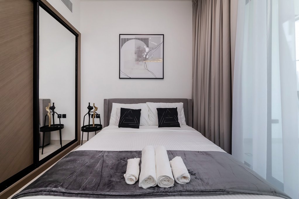 Дубай: Апартаменты Stylish 1BR with view on Burj Khalifa
