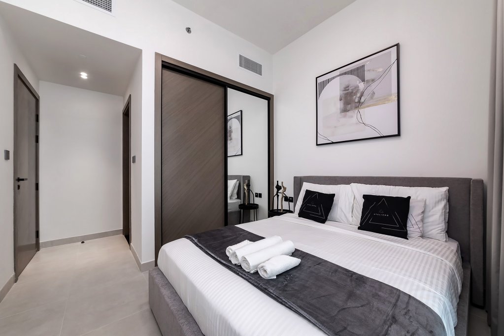 Дубай: Апартаменты Stylish 1BR with view on Burj Khalifa