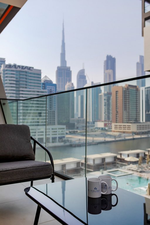 Дубай: Апартаменты Stylish 1BR with view on Burj Khalifa