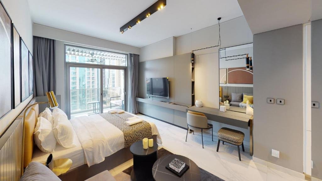 Дубай: Hometown Apartments - Studio in Business Bay with luxury facilities