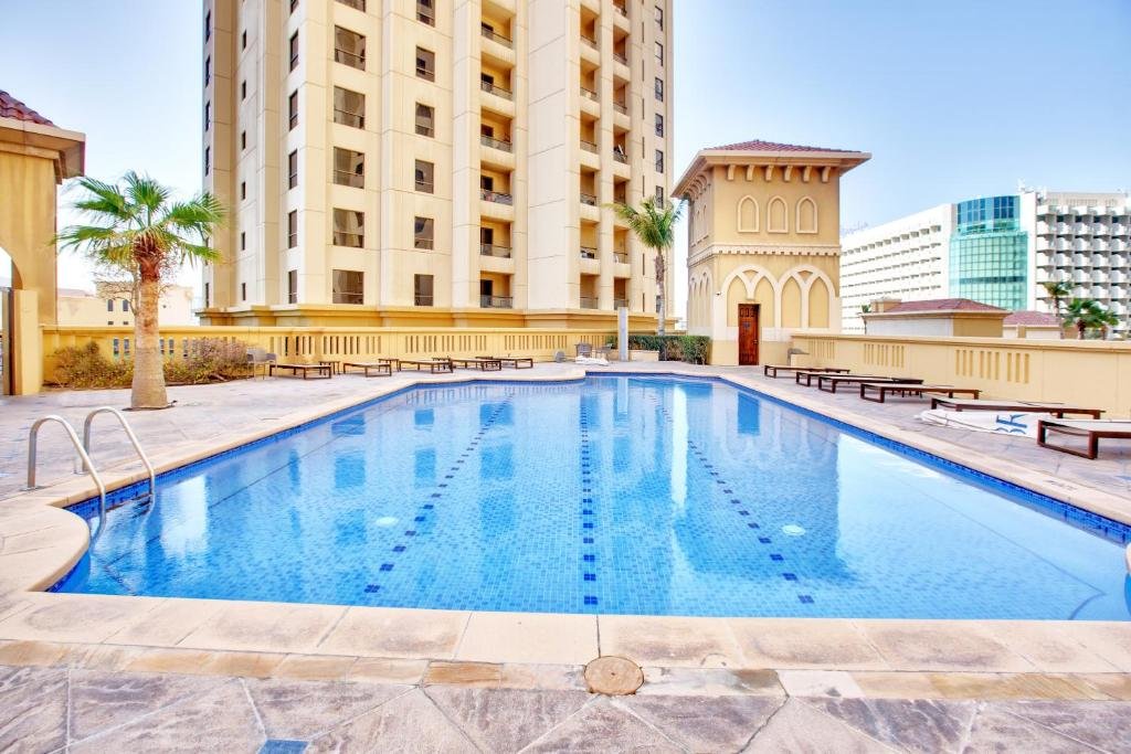 Дубай: Sea View 1BD apartment in front of The Beach JBR