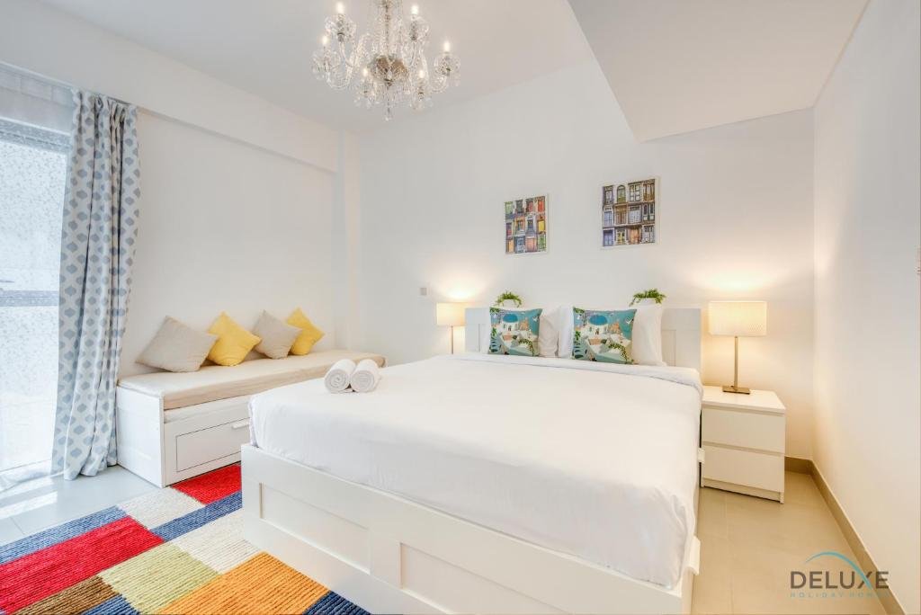 Дубай: Innovative 1 BR Apartment at Pulse Residence Dubai South by Deluxe Holiday Homes