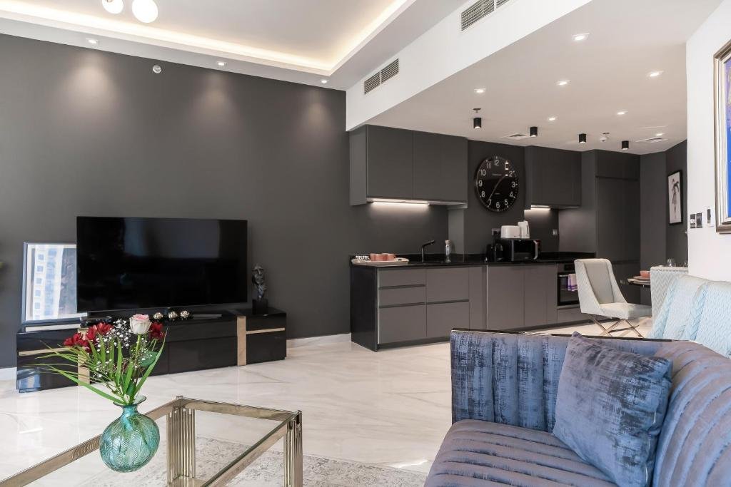 Дубай: HiGuests - Luxury Apartment, 10-min Walk to Dubai Harbor