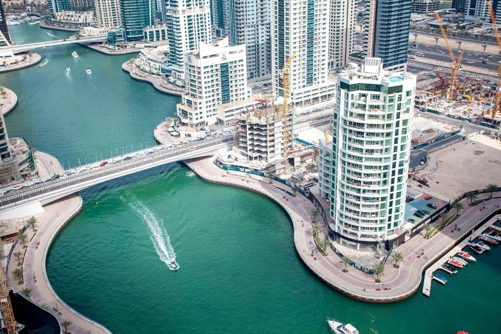 Дубай: Awesome Marina Canal View 1bd Bay Central Marina