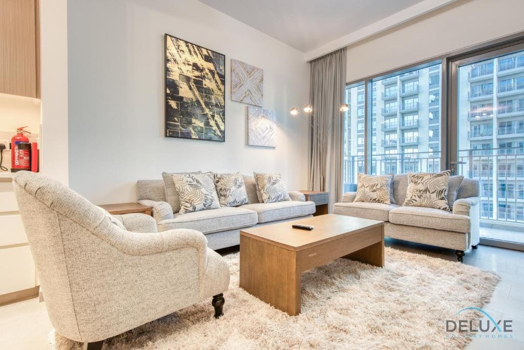Дубай: Welcoming 2-bedroom Apartment at Park Heights, Dubai Hills by Deluxe Holiday Homes