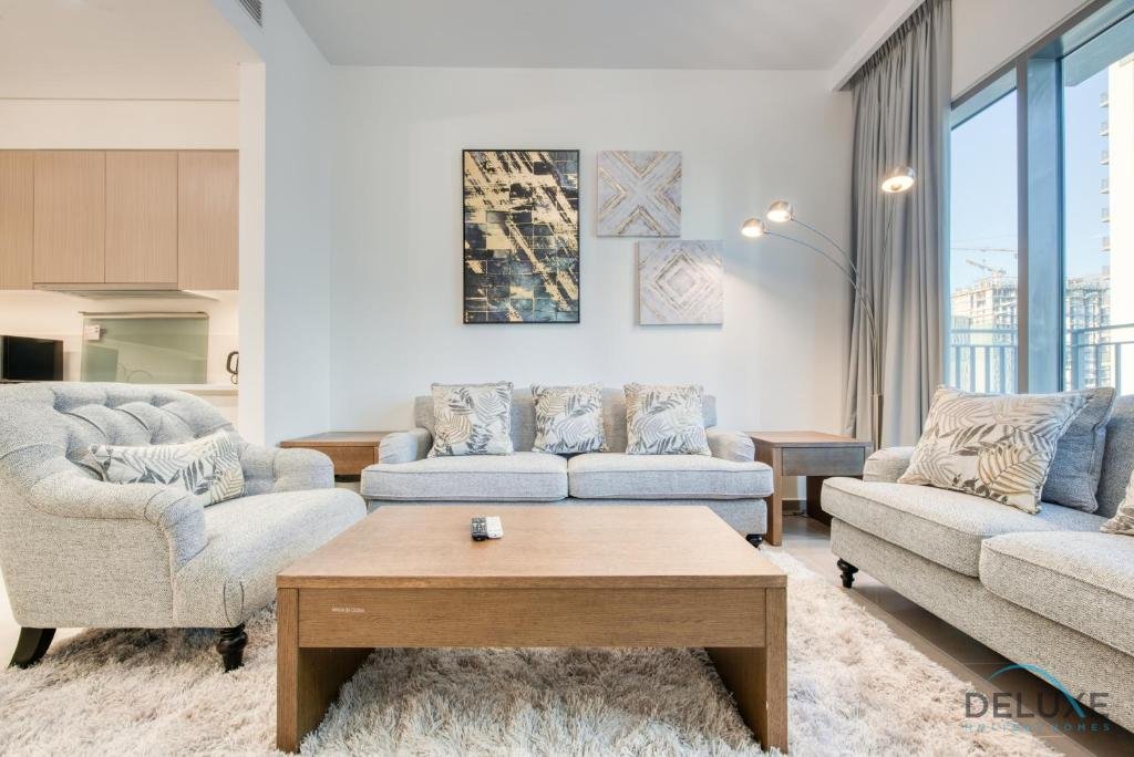 Дубай: Welcoming 2-bedroom Apartment at Park Heights, Dubai Hills by Deluxe Holiday Homes