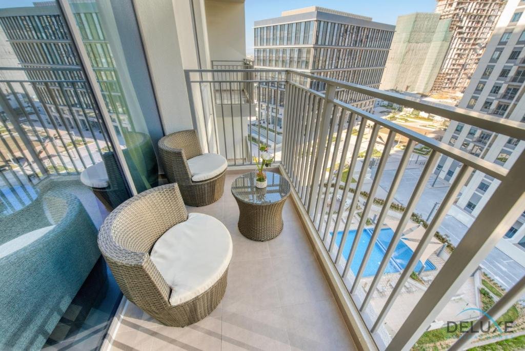 Дубай: Welcoming 2-bedroom Apartment at Park Heights, Dubai Hills by Deluxe Holiday Homes