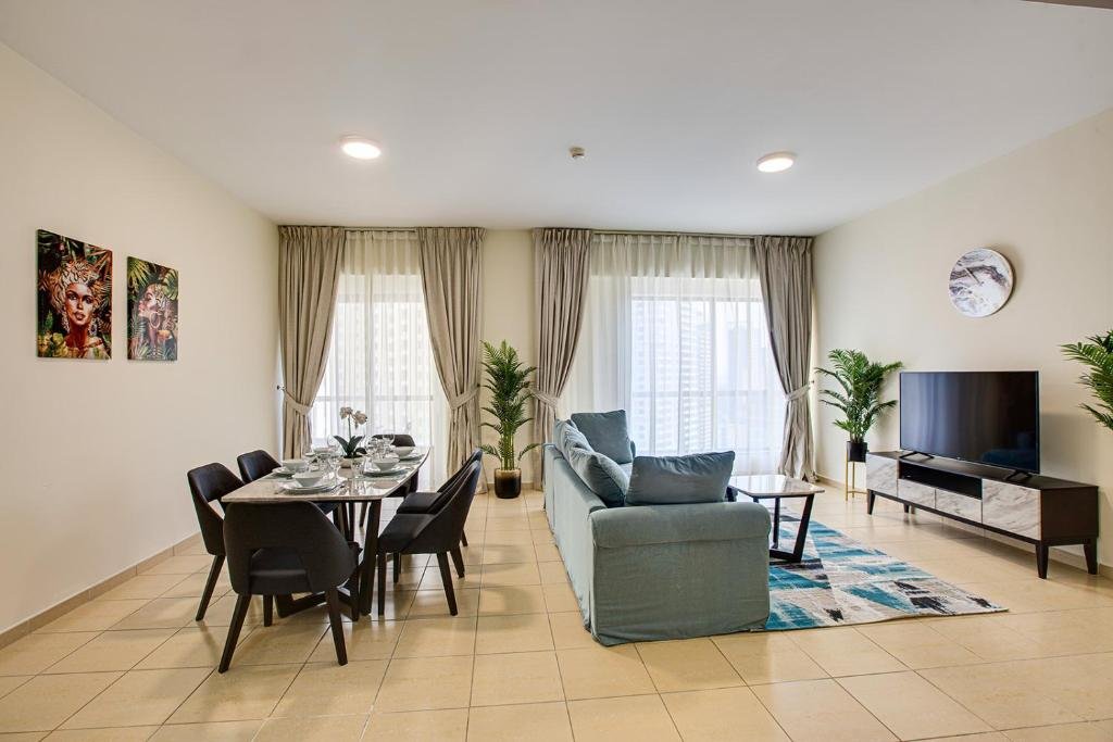 Дубай: Apricus Holiday Homes -JBR Rimal 2BD in front of The Beach