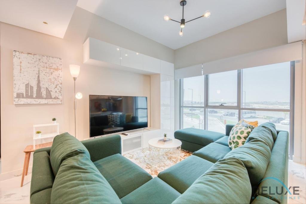 Дубай: Peaceful 1BR at MAG 505 Dubai South by Deluxe Holiday Homes