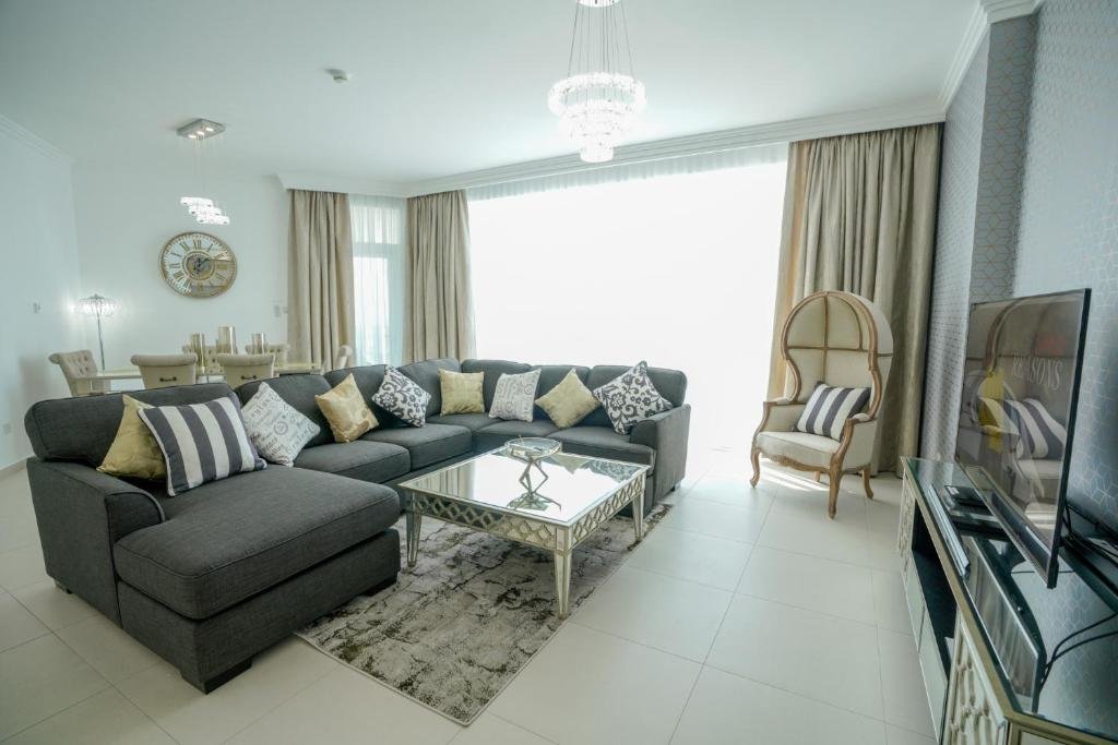 Дубай: Stunning 5* 4Br-Oceanfront-Apartment