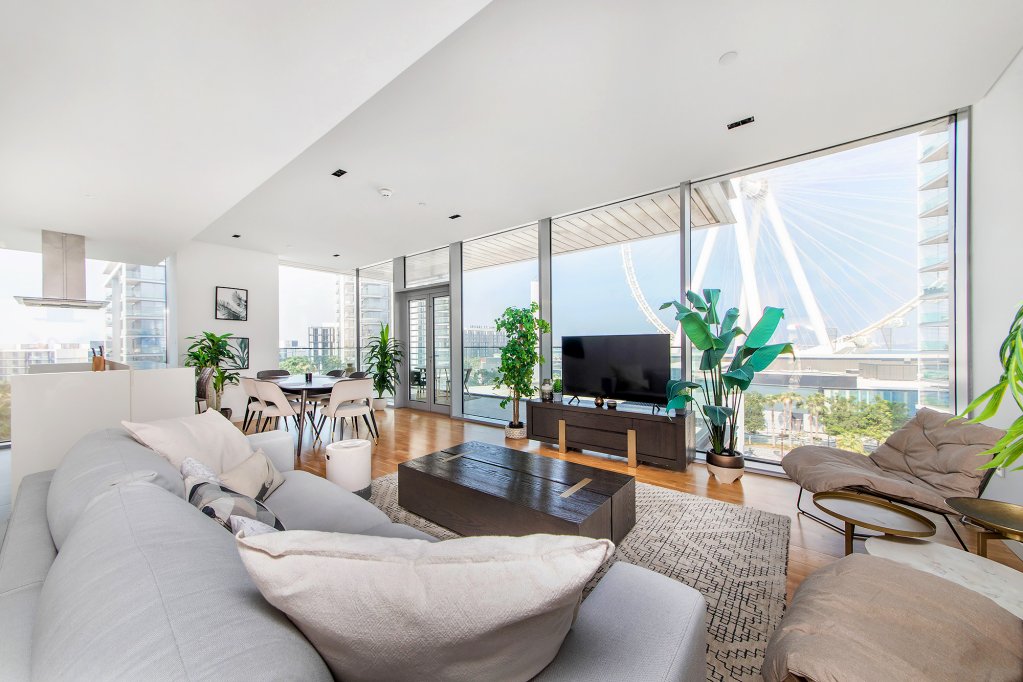 Дубай: Апартаменты Luxury 3-bedroom on Bluewaters Island