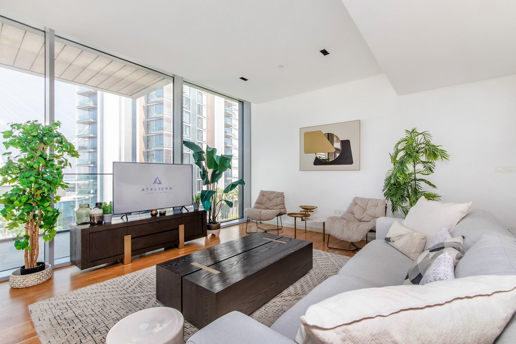 Дубай: Апартаменты Luxury 3-bedroom on Bluewaters Island