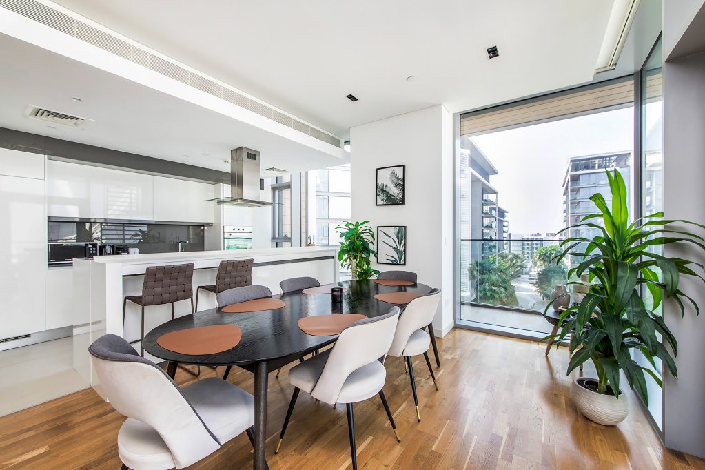 Дубай: Апартаменты Luxury 3-bedroom on Bluewaters Island