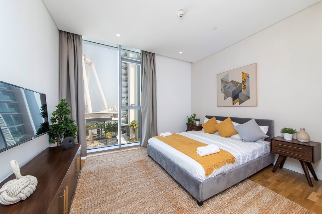 Дубай: Апартаменты Luxury 3-bedroom on Bluewaters Island