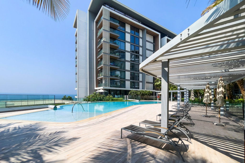 Дубай: Апартаменты Luxury 3-bedroom on Bluewaters Island