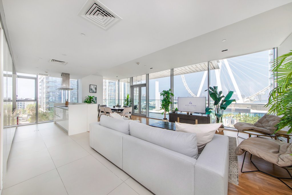 Дубай: Апартаменты Luxury 3-bedroom on Bluewaters Island